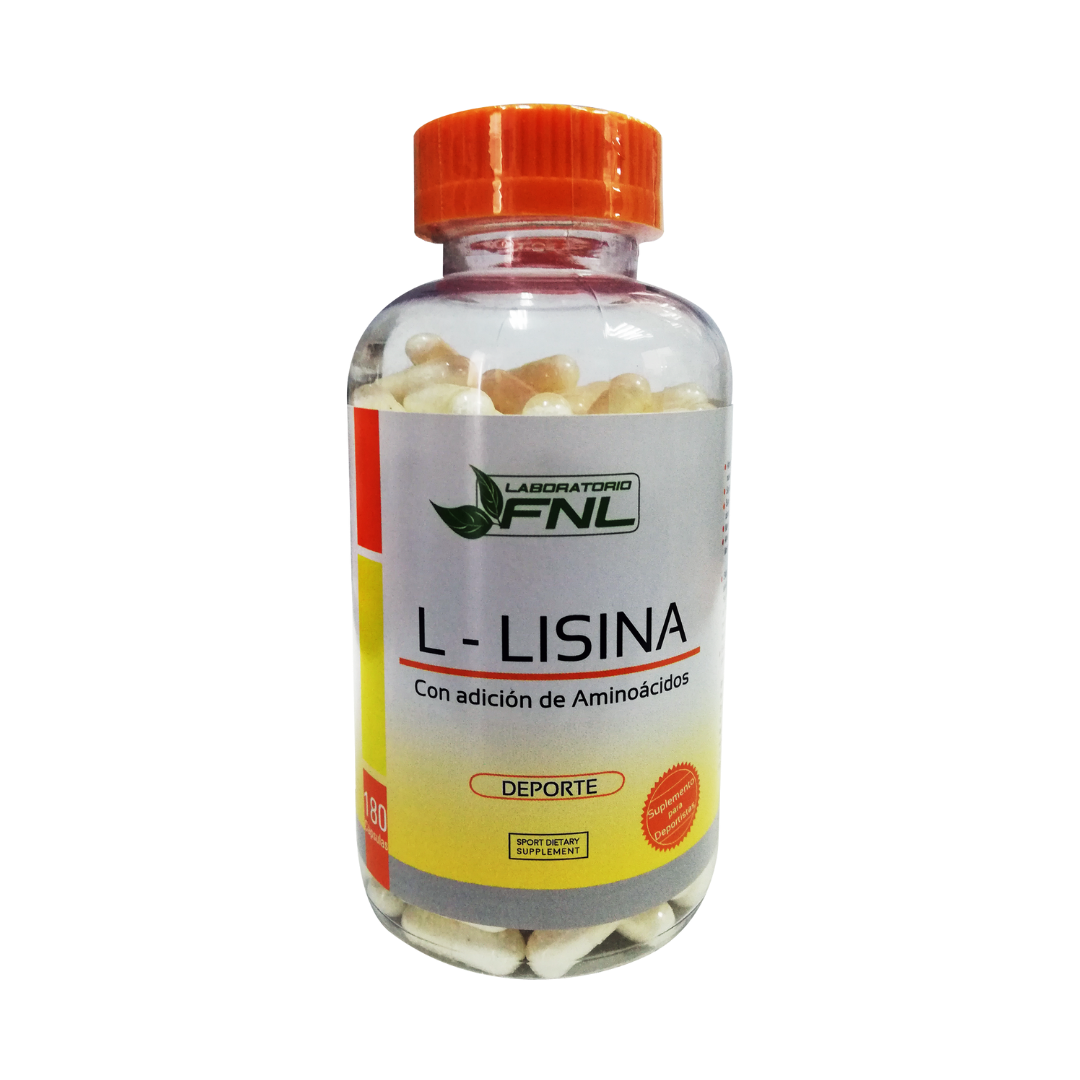 L-lisina 1.000 mg-180 cáps