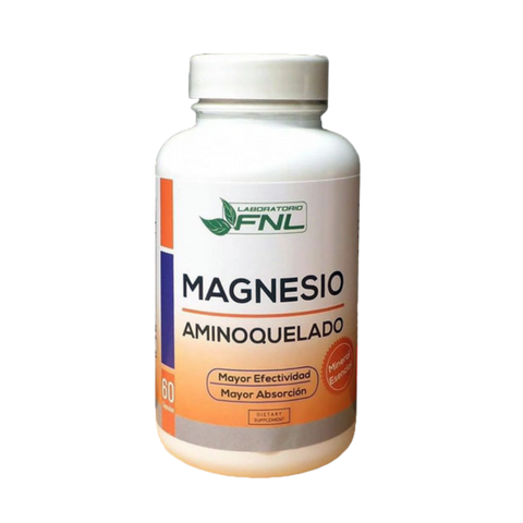 Magnesio aminoquelado-60 cáps