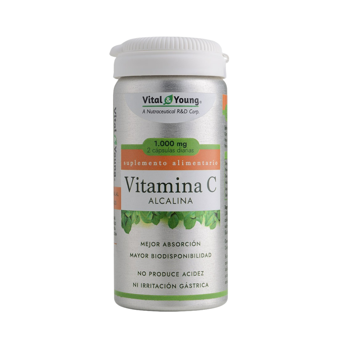 Vitamina C alcalina 1.000 mg-60 cáps