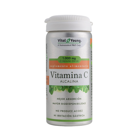 Vitamina C alcalina 1.000 mg-60 cáps
